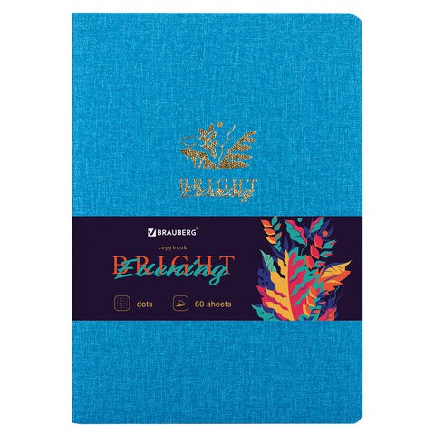 Тетрадь В5 Brauberg Bright 60 листов, в точку 403849 цена за 2 шт , 